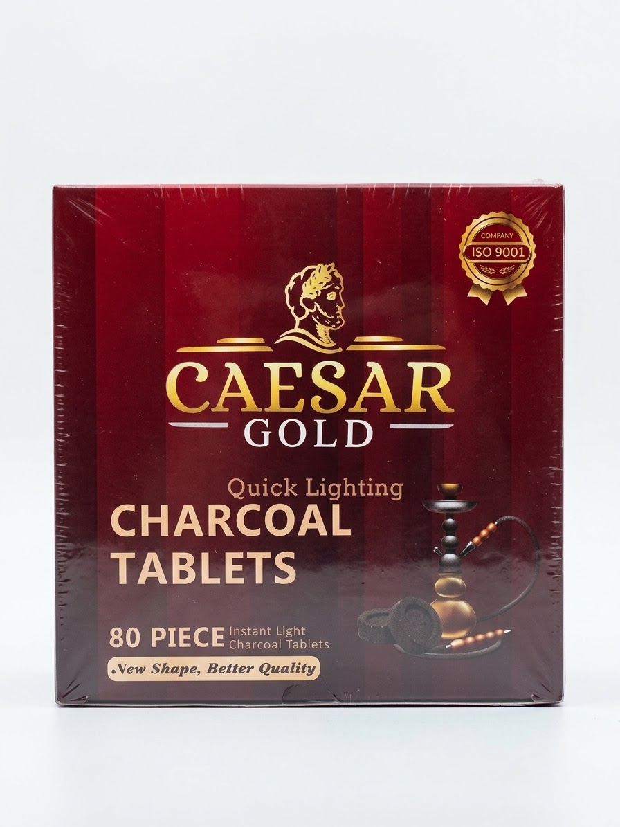 Caesar Gold Quick Lighting Charcoal — 80 pcs